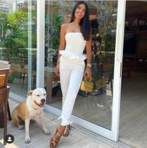 Conjunto branco sem alça Conjunto branco sem alça