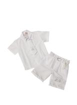 Conjunto Branco Social Infantil Curto 2