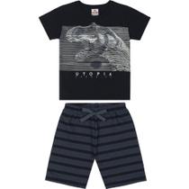Conjunto Brandili Com Estampa De Dinossauro Infantil