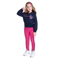 Conjunto Brandili Com Estampa Quadriculada Infantil