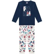 Conjunto Brandili Infantil em Moletom Menina Fazenda Doce Lar