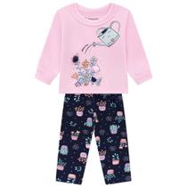 Conjunto Brandili Infantil em Moletom Menina Plant Love