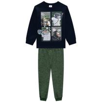 Conjunto Brandili Infantil em Moletom Menino com Estampa de Animais Conjunto Brandili Infantil em Moletom Menino com Estampa de Animais