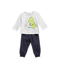 Conjunto Brandili Infantil em Moletom Menino Dinossauro ROOAR