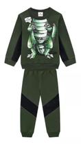 Conjunto Brandili Infantil em Moletom Menino Dinossauro