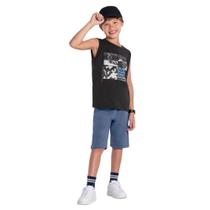 Conjunto Brandili Infantil Menino Regata e Bermuda Confortável Sofisticado Casual 55701 Conjunto Brandili Infantil Menino Regata e Bermuda Confortável Sofisticado Casual 55701