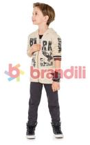 Conjunto Brandili moletom flanelado n6