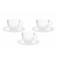 Conjunto Brasiliano com 3 Xícaras e Pires 185ml Conjunto Brasiliano com 3 Xícaras e Pires 185ml