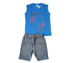 Conjunto Break Rules Infantil Verão Camisa e Short Camiseta Regata com Bermuda kit 2 peças Baby Boy Bebe