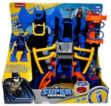 Conjunto Brinquedo Playset Grande Imaginext Robô Centro De Comando Robótico Acompanha Mini Boneco Batman E Robin Dc Super Friends Fisher Price