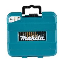 Conjunto Broca Bits Soquetes 34 Peças Makita Conjunto Broca Bits Soquetes 34 Peças Makita