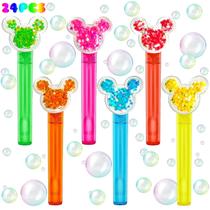 Conjunto Bubble Wands Mouse, lembrancinhas de festa temáticas, 24 unidades para crianças