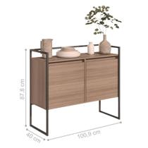 Conjunto Buffet Compacto e Aparador Industrial Montana Conjunto Buffet Compacto e Aparador Industrial Montana