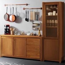 Conjunto Buffet e Cristaleira Madeira Maciça Primavera CabeCasa MadeiraOriginals Marrom Conjunto Buffet e Cristaleira Madeira Maciça Primavera CabeCasa MadeiraOriginals Marrom