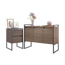 Conjunto Buffet e Gaveteiro Industrial Paris Affara Conjunto Buffet e Gaveteiro Industrial Paris Affara