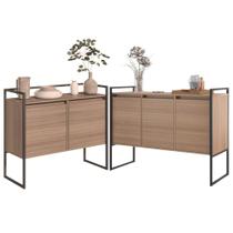 Conjunto Buffet Industrial 2 e 3 portas Montana