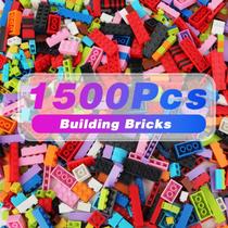 Conjunto Building Bricks Anksono de 1500 peças para crianças de 3 anos ou mais Conjunto Building Bricks Anksono de 1500 peças para crianças de 3 anos ou mais