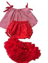 Conjunto Bunda Rica Bebê Luxo baby infantil