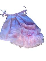 Conjunto Bunda Rica Infantil Luxo Tapa Fralda