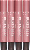 Conjunto Burt's Bees Shimmer Lip Tint Peony - 4 Unidades