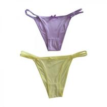 Conjunto c/2 calcinha b+ 2035c - lavendula / lemonade - gg - 87 poliamida 13 elastano forro: 100 algodão - tecido circular - basic + Conjunto c/2 calcinha b+ 2035c - lavendula / lemonade - gg - 87 poliamida 13 elastano forro: 100 algodão - tecido circular - basic +