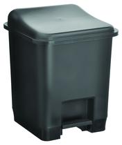 Conjunto c/ 2 Lixeiras Quadrada Com Pedal Durável Reciclada 14 Litros Preta