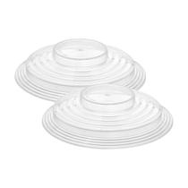Conjunto c/2 Tampas Protetora de Alimentos Para Micro-Ondas Transparente Conjunto c/2 Tampas Protetora de Alimentos Para Micro-Ondas Transparente