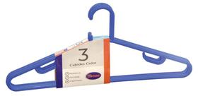 Conjunto c/ 3 Cabides Adulto Color Conjunto c/ 3 Cabides Adulto Color