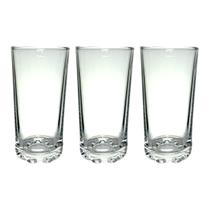 Conjunto C/3 Copos Altos Ravi Em Vidro Para Servi 300ml Conjunto C/3 Copos Altos Ravi Em Vidro Para Servi 300ml