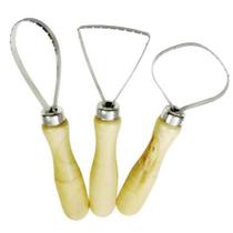 Conjunto c/ 3 Estecas Metal Sinoart Modelagem Corte - Sft015 Conjunto c/ 3 Estecas Metal Sinoart Modelagem Corte - Sft015