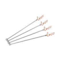 Conjunto c/ 4 misturadores love p/ drinks zamac - wolff