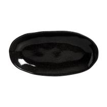 CONJUNTO C/ 4 TRAVESSAS OVAL FUNDA GRANDE ORGÂNICO BLACK SAND 32x16 cm