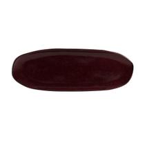 CONJUNTO C/ 4 TRAVESSAS OVAL RASA GRANDE ORGÂNICO VOLCANO 36x13 CM