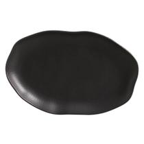 CONJUNTO C/ 4 TRAVESSAS OVAL RASA MÉDIA BIO PRETO MATTE 30x20 cm
