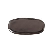 Conjunto c/ 4 Travessas Oval Rasa Pequena Orgânico Metallica 23x11cm