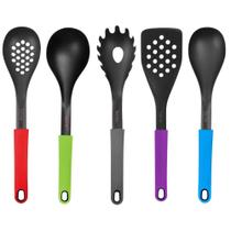 Conjunto c/5 utensílios em nylon colors biona oxford