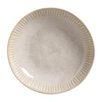 CONJUNTO C/ 6 PRATOS FUNDO LINHAS LATTE Ø 22,5 cm