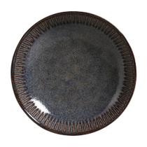 CONJUNTO C/ 6 PRATOS FUNDO LINHAS TITANIUM Ø 22,5 cm