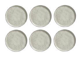 CONJUNTO C/ 6 PRATOS RASO PISTACHE Ø 27,5cm