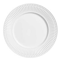 CONJUNTO C/ 6 PRATOS RASO ROMA BRANCO Ø 26 cm CONJUNTO C/ 6 PRATOS RASO ROMA BRANCO Ø 26 cm