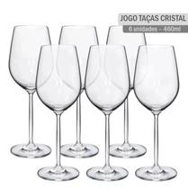 Conjunto c/ 6 Taças de Cristal 460ml Edelita Conjunto c/ 6 Taças de Cristal 460ml Edelita