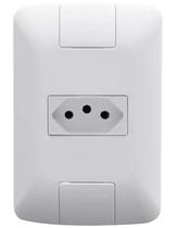 Conjunto c/ placa aria 1 tomada 2p+t 10a Conjunto c/ placa aria 1 tomada 2p+t 10a