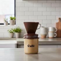 Conjunto C/ Pote Armazenador E Porta Filtro Nº 103