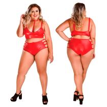 Conjunto C1nquenta Tons - Plus Size Vermelho