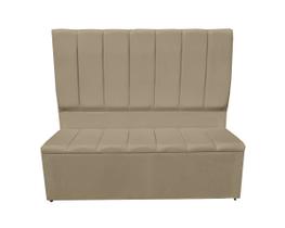 Conjunto Cabeceira E Recamier Eliza Para Cama Box Casal 1.40 - Sv Decor