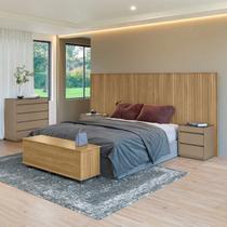 Conjunto Cabeceira Florença King/casal + Cômoda + Mesa de Cabeceira +baú Conjunto Cabeceira Florença King/casal + Cômoda + Mesa de Cabeceira +baú