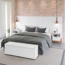 Conjunto Cabeceira King/casal - Baú + Mesa de Cabeceira Conjunto Cabeceira King/casal - Baú + Mesa de Cabeceira