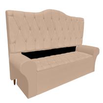 Conjunto Cabeceira Queen Casal e Recamier Baú 160cm Calçadeira Estofado Conjunto Cabeceira Queen Casal e Recamier Baú 160cm Calçadeira Estofado