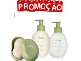 Conjunto Cabelos E Sabonete Com Saboneteira Mamâe Bebê Conjunto Cabelos E Sabonete Com Saboneteira Mamâe Bebê