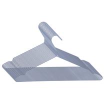 Conjunto Cabide 20 Peças Elegância Aço Inox Organizador Armário Closet Organizador Multiuso